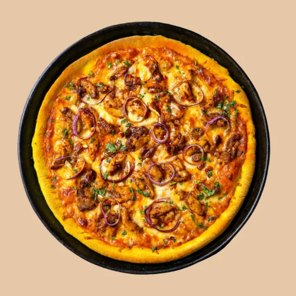 Butter Chicken Pizza Butter Chicken Pizza