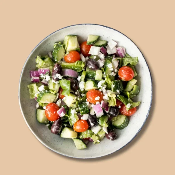 a bowl of Greek Salad
